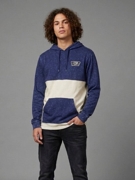 Vans Other - Vans Unisex Light Hoodie In Patterned Navy And Off White